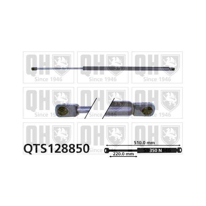 Dujinė spyruoklė, gaubtas QUINTON HAZELL QTS128850