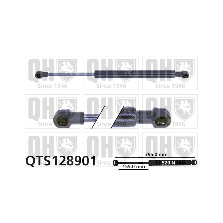 Dujinė spyruoklė, gaubtas QUINTON HAZELL QTS128901