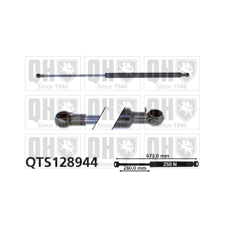 Dujinė spyruoklė, gaubtas QUINTON HAZELL QTS128944