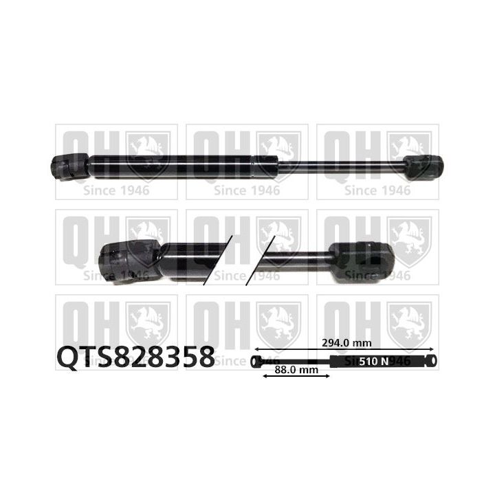 Dujinė spyruoklė, gaubtas QUINTON HAZELL QTS828358