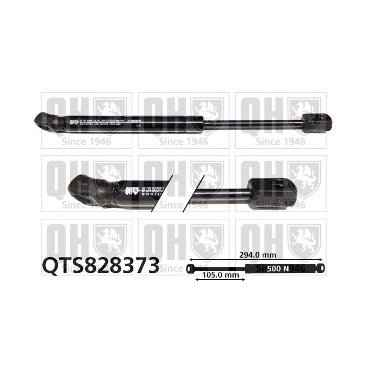 Dujinė spyruoklė, gaubtas QUINTON HAZELL QTS828373