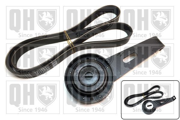 V formos rumbuotas diržas, komplektas QUINTON HAZELL QDK1