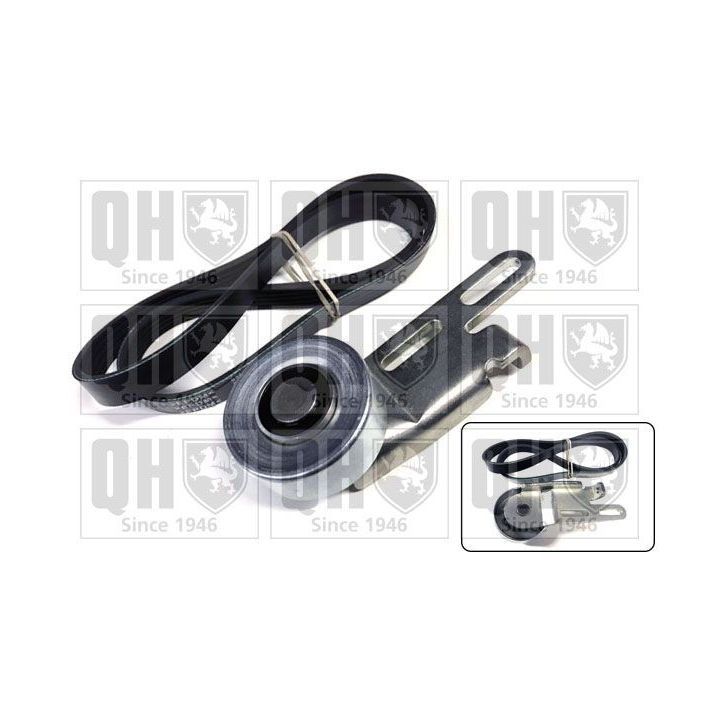 V formos rumbuotas diržas, komplektas QUINTON HAZELL QDK11