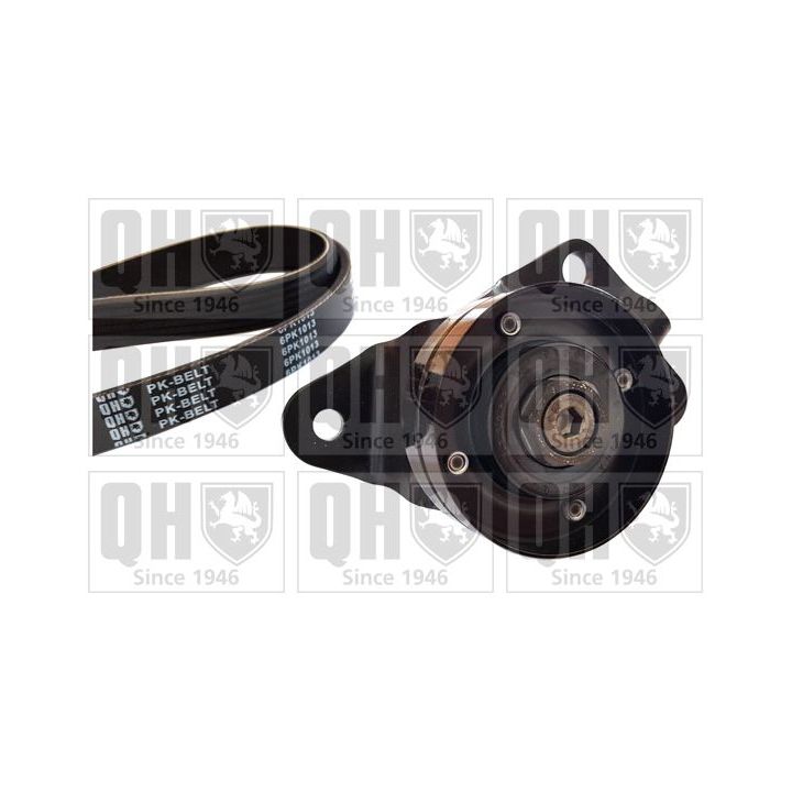 V formos rumbuotas diržas, komplektas QUINTON HAZELL QDK12