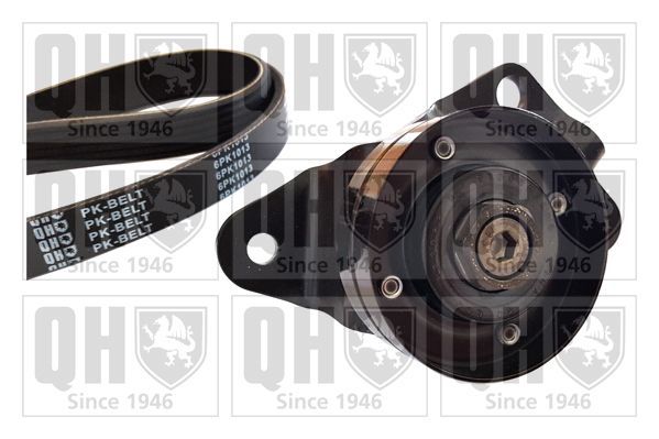 V formos rumbuotas diržas, komplektas QUINTON HAZELL QDK12