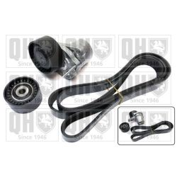 V formos rumbuotas diržas, komplektas QUINTON HAZELL QDK128