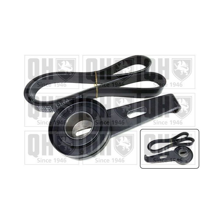 V formos rumbuotas diržas, komplektas QUINTON HAZELL QDK19