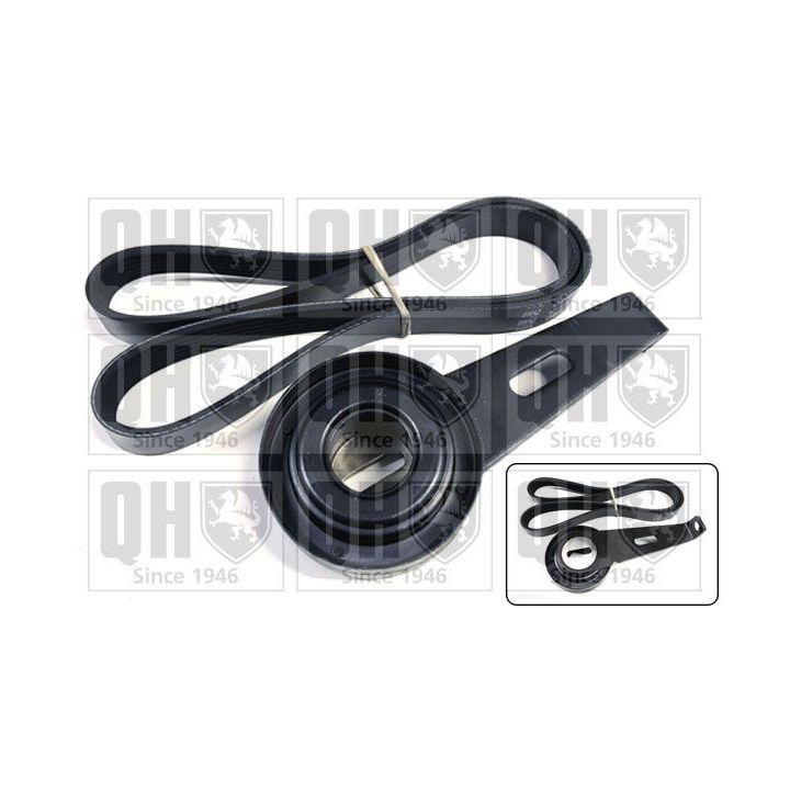 V formos rumbuotas diržas, komplektas QUINTON HAZELL QDK2