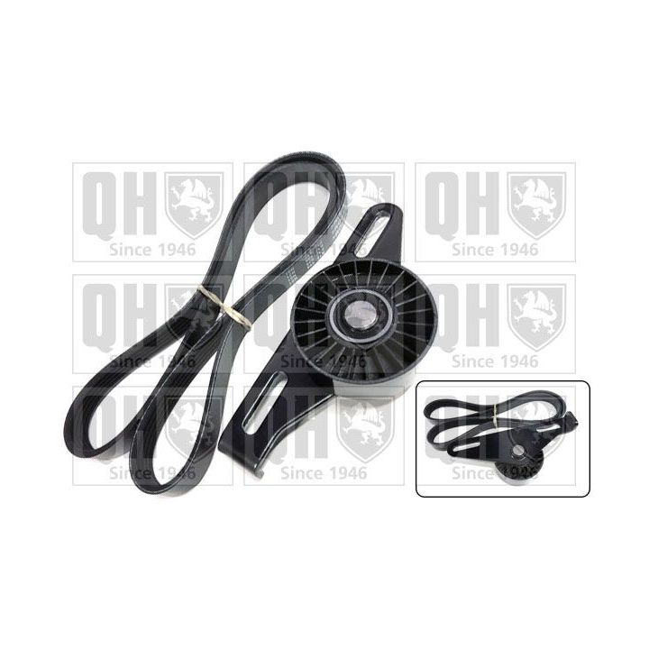 V formos rumbuotas diržas, komplektas QUINTON HAZELL QDK28