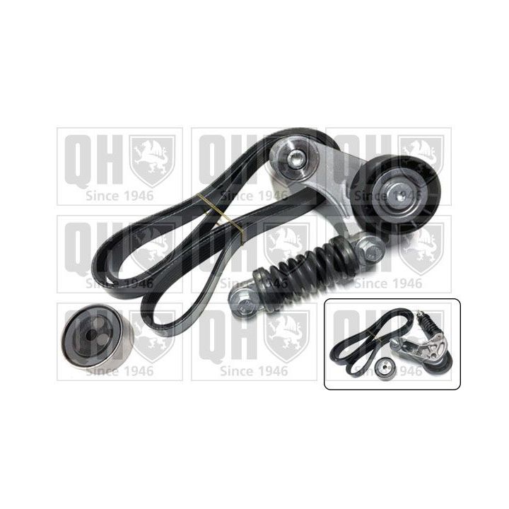 V formos rumbuotas diržas, komplektas QUINTON HAZELL QDK32