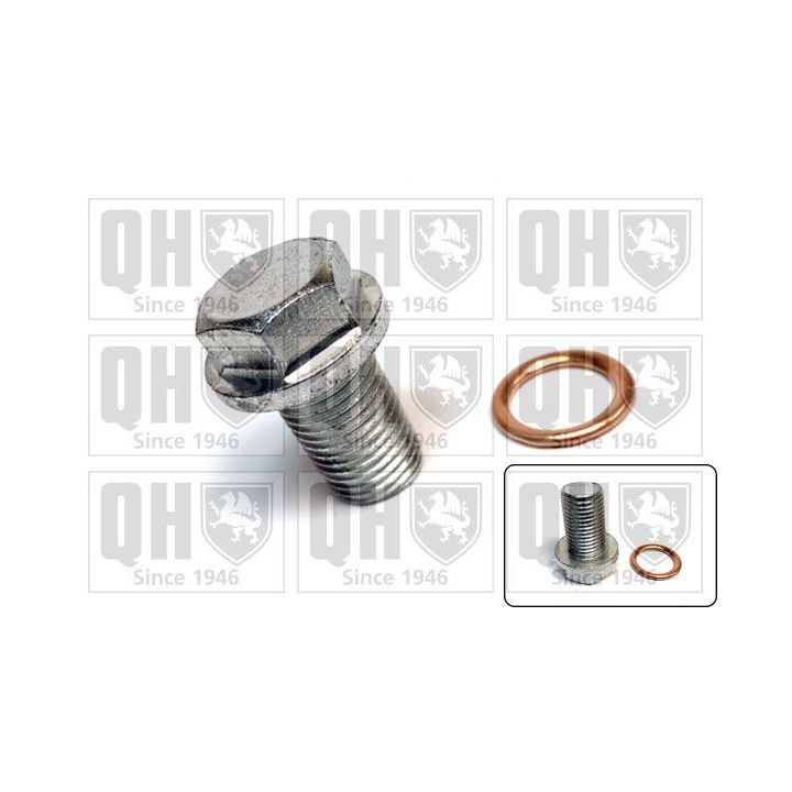 Alyvos išleidimo kaištis, alyvos karteris QUINTON HAZELL QOC1047