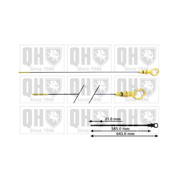 Alyvos lygio matuoklis QUINTON HAZELL QOD163