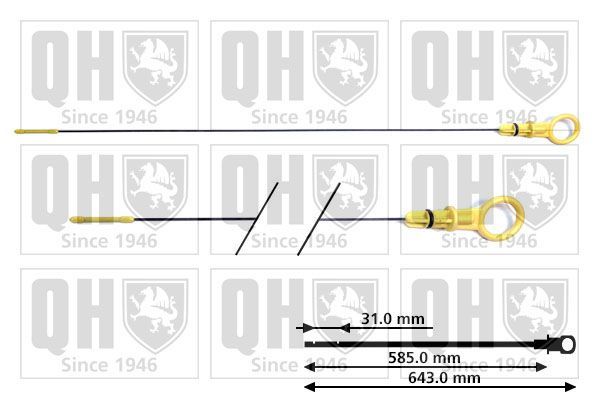 Alyvos lygio matuoklis QUINTON HAZELL QOD163