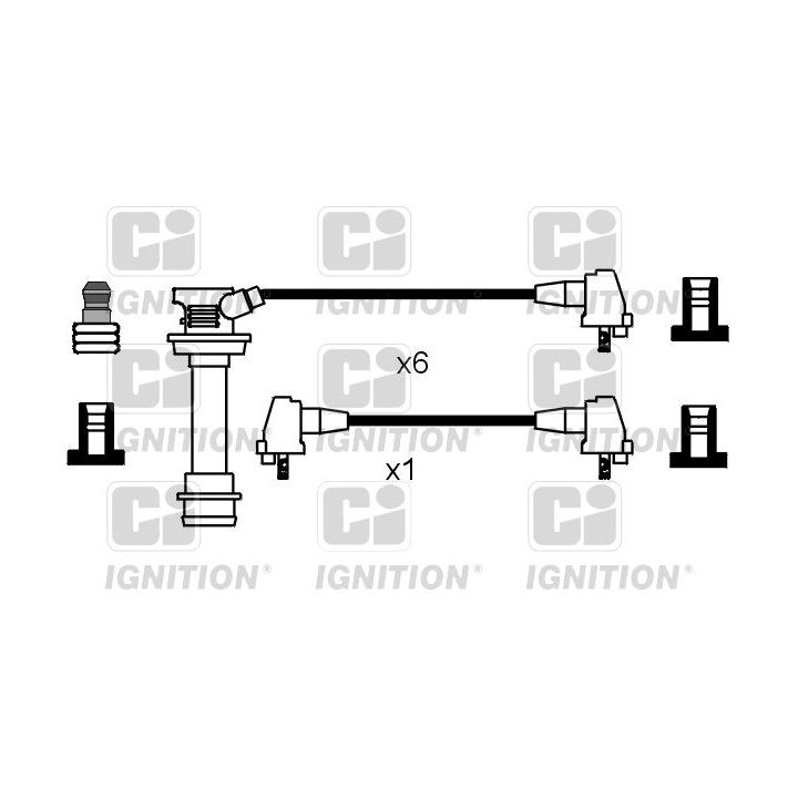 Uždegimo laido komplektas QUINTON HAZELL XC629