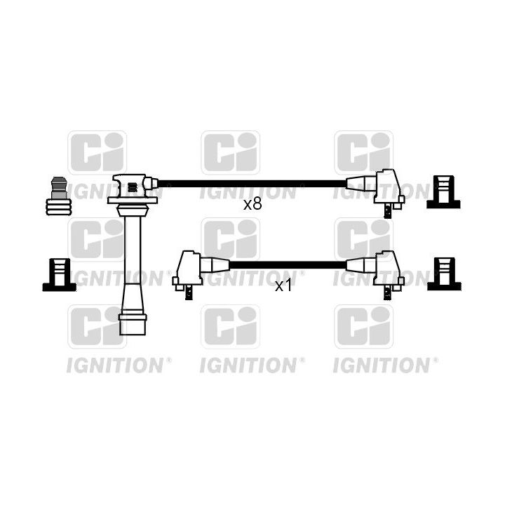 Uždegimo laido komplektas QUINTON HAZELL XC630