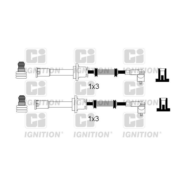 Uždegimo laido komplektas QUINTON HAZELL XC848