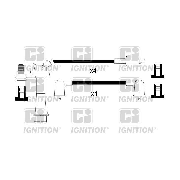 Uždegimo laido komplektas QUINTON HAZELL XC877