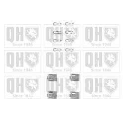 Priedų komplektas, diskinių stabdžių trinkelės QUINTON HAZELL BFK630