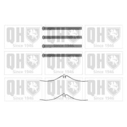 Priedų komplektas, diskinių stabdžių trinkelės QUINTON HAZELL BFK687