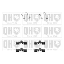 Priedų komplektas, diskinių stabdžių trinkelės QUINTON HAZELL BFK691