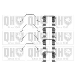 Priedų komplektas, diskinių stabdžių trinkelės QUINTON HAZELL BFK695