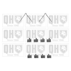 Priedų komplektas, diskinių stabdžių trinkelės QUINTON HAZELL BFK697