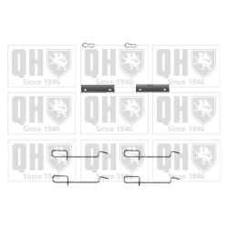 Priedų komplektas, diskinių stabdžių trinkelės QUINTON HAZELL BFK741