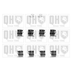 Priedų komplektas, diskinių stabdžių trinkelės QUINTON HAZELL BFK899