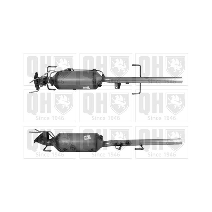 Suodžių / kietųjų dalelių filtras, išmetimo sistema QUINTON HAZELL QDPF11015H