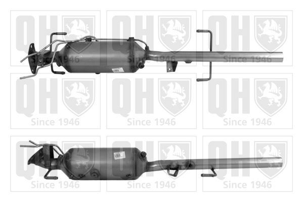 Suodžių / kietųjų dalelių filtras, išmetimo sistema QUINTON HAZELL QDPF11015H