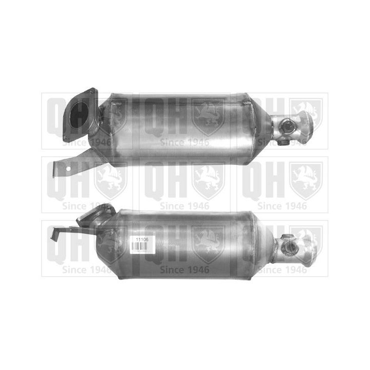 Suodžių / kietųjų dalelių filtras, išmetimo sistema QUINTON HAZELL QDPF11106