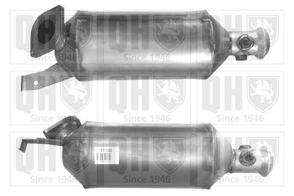 Suodžių / kietųjų dalelių filtras, išmetimo sistema QUINTON HAZELL QDPF11106