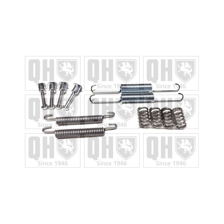 Priedų komplektas, stovėjimo stabdžių trinkelės QUINTON HAZELL BFK461