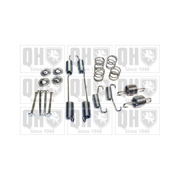 Priedų komplektas, stovėjimo stabdžių trinkelės QUINTON HAZELL BFK463