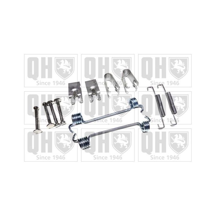 Priedų komplektas, stovėjimo stabdžių trinkelės QUINTON HAZELL BFK476