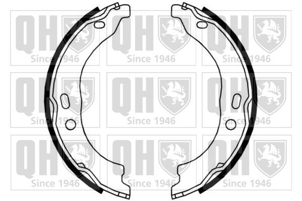 Stabdžių trinkelių komplektas, stovėjimo stabdis QUINTON HAZELL BS1184