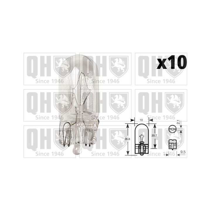 Lemputė, papildomas stabdžių žibintas QUINTON HAZELL QBL504