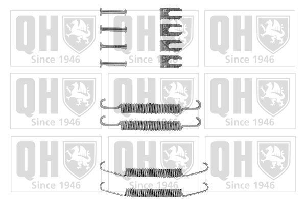 Priedų komplektas, stabdžių trinkelės QUINTON HAZELL BFK241