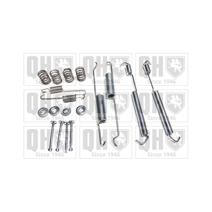 Priedų komplektas, stabdžių trinkelės QUINTON HAZELL BFK284