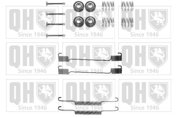 Priedų komplektas, stabdžių trinkelės QUINTON HAZELL BFK315