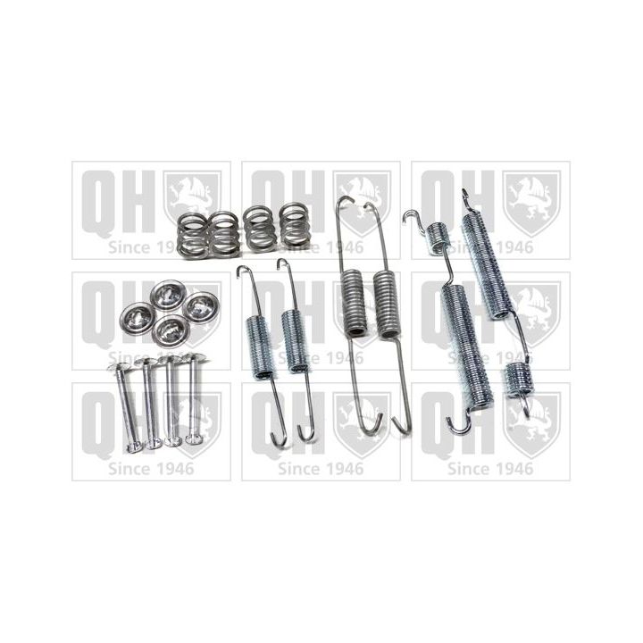 Priedų komplektas, stabdžių trinkelės QUINTON HAZELL BFK421