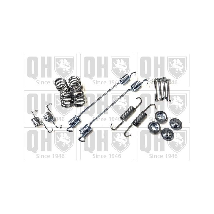 Priedų komplektas, stabdžių trinkelės QUINTON HAZELL BFK429