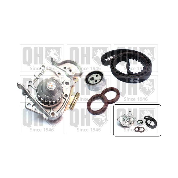 Vandens siurblio ir paskirstymo diržo komplektas QUINTON HAZELL QBPK1221