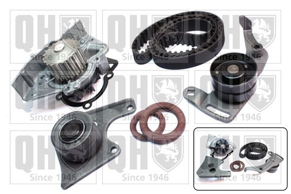 Vandens siurblio ir paskirstymo diržo komplektas QUINTON HAZELL QBPK1271