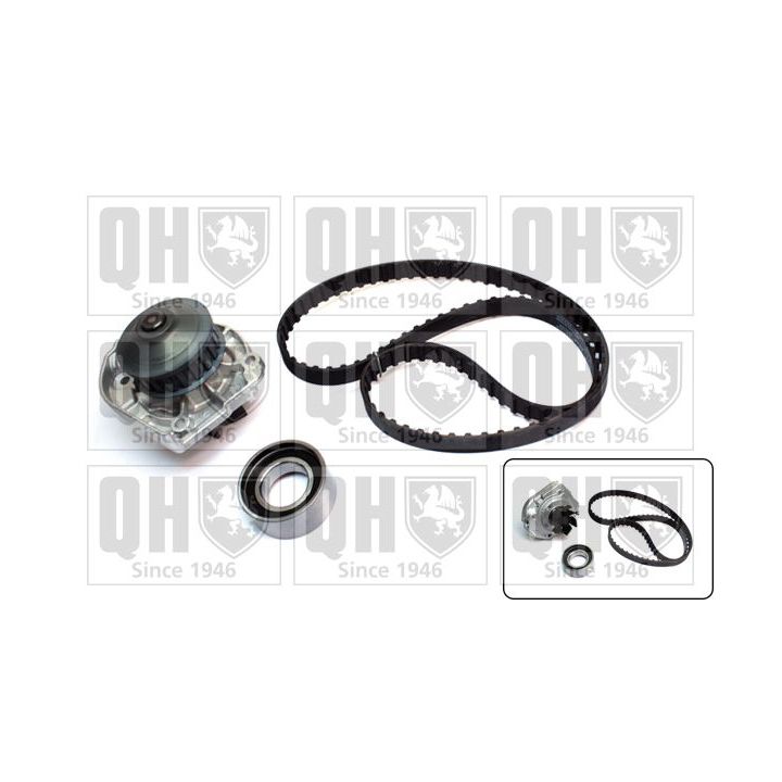 Vandens siurblio ir paskirstymo diržo komplektas QUINTON HAZELL QBPK1281