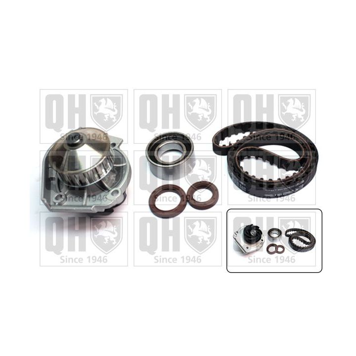 Vandens siurblio ir paskirstymo diržo komplektas QUINTON HAZELL QBPK1580