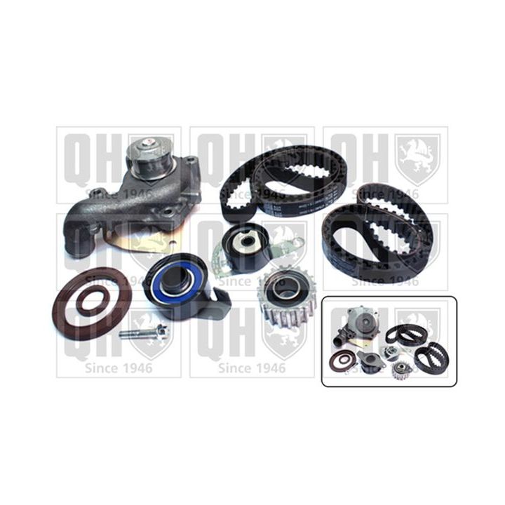 Vandens siurblio ir paskirstymo diržo komplektas QUINTON HAZELL QBPK2352