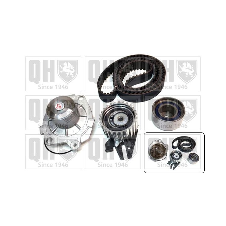 Vandens siurblio ir paskirstymo diržo komplektas QUINTON HAZELL QBPK2380