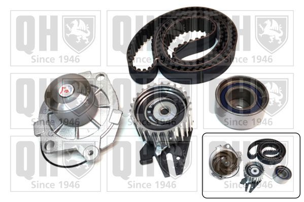 Vandens siurblio ir paskirstymo diržo komplektas QUINTON HAZELL QBPK2380