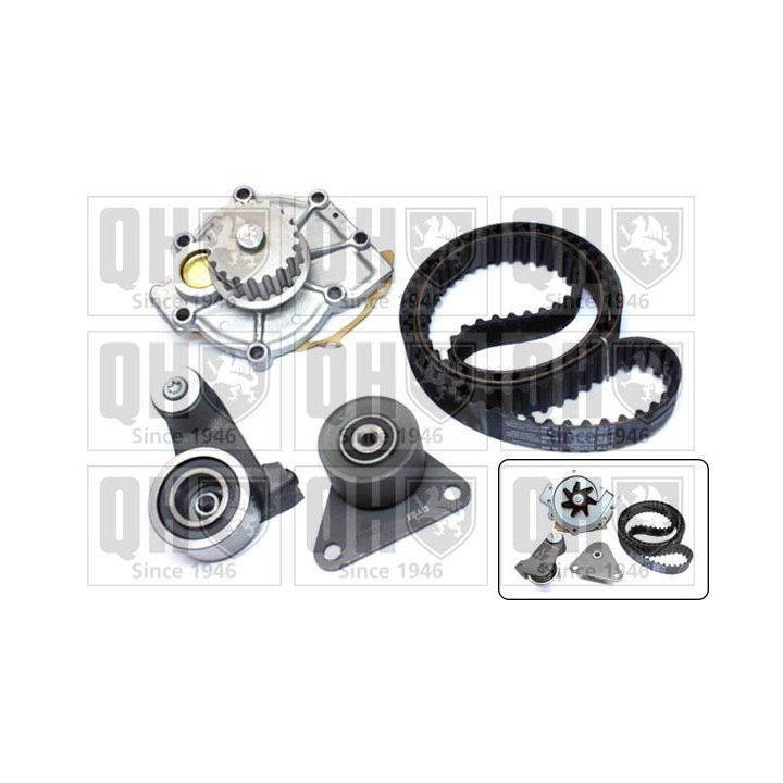 Vandens siurblio ir paskirstymo diržo komplektas QUINTON HAZELL QBPK2620